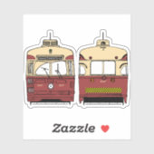 Transit Toronto PCC Front and Back Stickers (Vel)