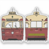 Transit Toronto PCC voor- en achterstickers Sticker (Voorkant)