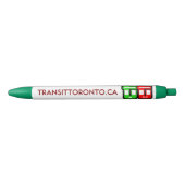Transit Toronto Retractable Pen - Green (Voorkant)