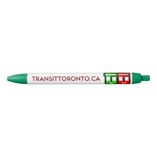 Transit Toronto Retractable Pen - Green (Voorkant)