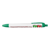 Transit Toronto Retractable Pen - Green (Bovenkant)