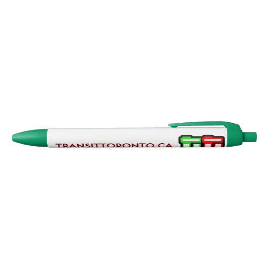 Transit Toronto Retractable Pen - Green (Bovenkant)