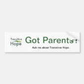 Transition Hope-Bumpersticker Bumpersticker (Voorkant)