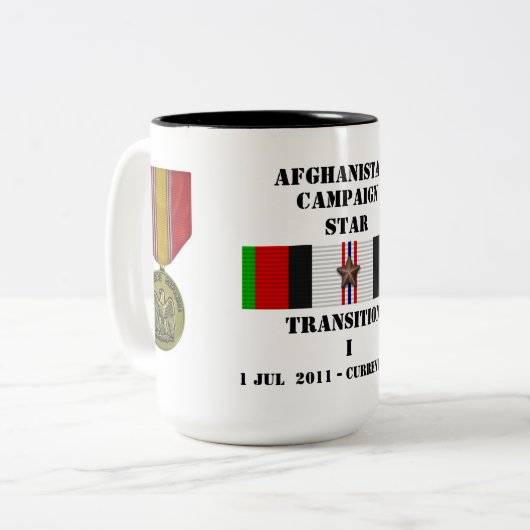 Transition I / CAMPAGNESTER Tweekleurige Koffiemok (Voorkant links)