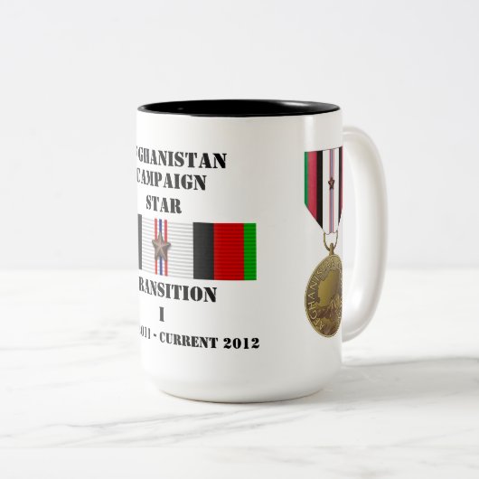 Transition I / CAMPAGNESTER Tweekleurige Koffiemok (Voorkant rechts)