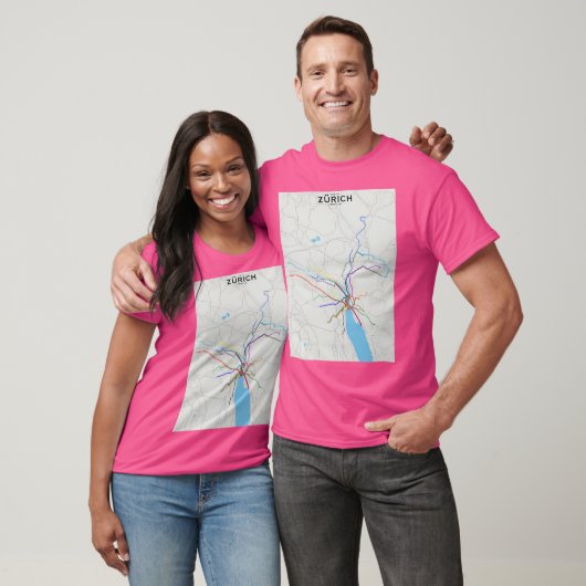 transitkaart van zürich t-shirt (Unisex)