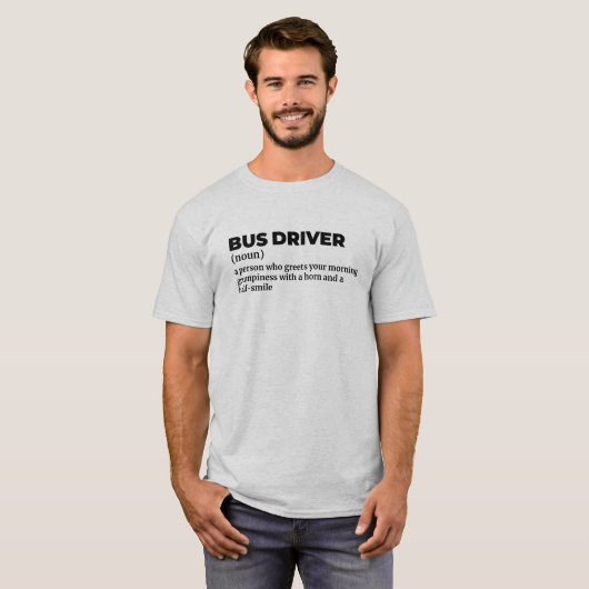 Transitoperator Grappige Definitie Shirt (Voorkant volledig)