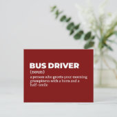 Transitoperator Humor Definitie Briefkaart (Staand voorkant)