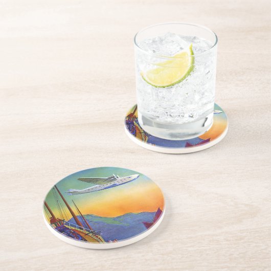  transitoverkeer zandsteen onderzetter (Zijkant)