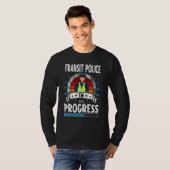 Transitpolitie in opleiding leerling t-shirt (Voorkant volledig)