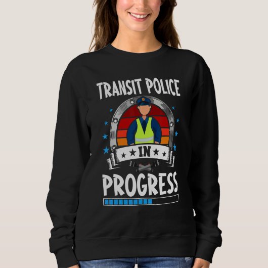 Transitpolitie in opleiding leerling trui (Voorkant)