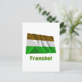 Transkei Waving Flag met naam Briefkaart (Staand voorkant)