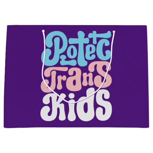 TransKinder cadeautassen beschermen Groot Cadeauzakje (Voorkant)