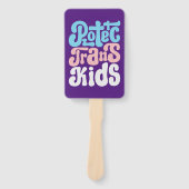 TransKinder handventilatoren beschermen Handwaaier (Voorkant)