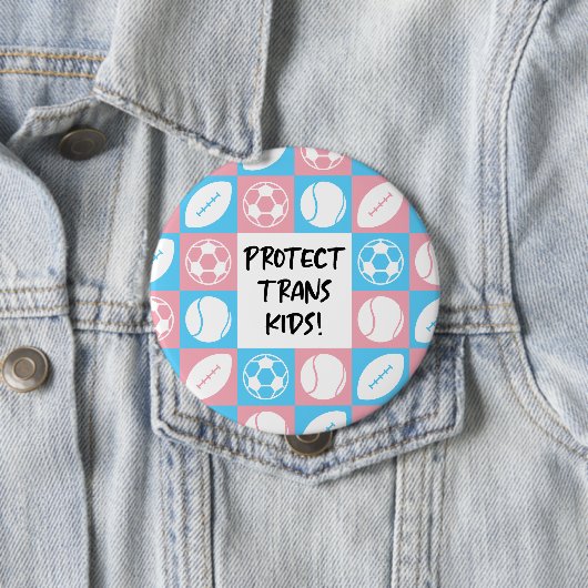 TransKinder sporters beschermen atleten Ronde Button 4,0 Cm (In situ)