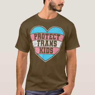 TransKinder vlaggen beschermen T-shirt