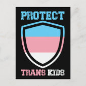 TransKinderen beschermen Briefkaart (Voorkant)