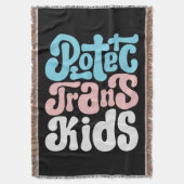 TransKinderen beschermen Deken (Voorkant Verticaal)