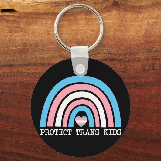 TransKinderen beschermen Sleutelhanger (Achterkant)