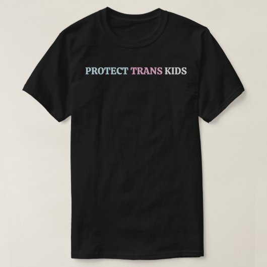 TransKinderen beschermen T-shirt (Design voorkant)