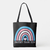 TransKinderen beschermen Tote Bag (Achterkant)