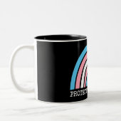 TransKinderen beschermen Tweekleurige Koffiemok (Links)