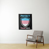 TransKinderen beschermen Wandkleed (In situ)