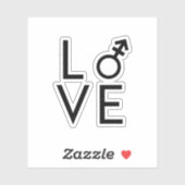 Transliefde Sticker (Vel)