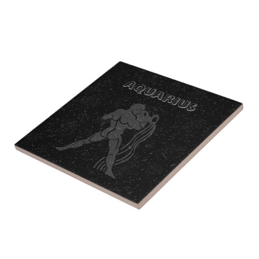 Translucent Aquarius Tegeltje (Zijkant)