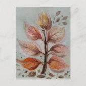 Translucent leaves feestdagenkaart (Voorkant)