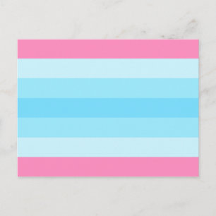 transmasculinaire vlag briefkaart