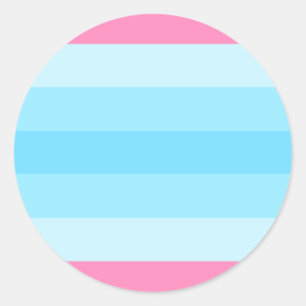 transmasculinaire vlag ronde sticker