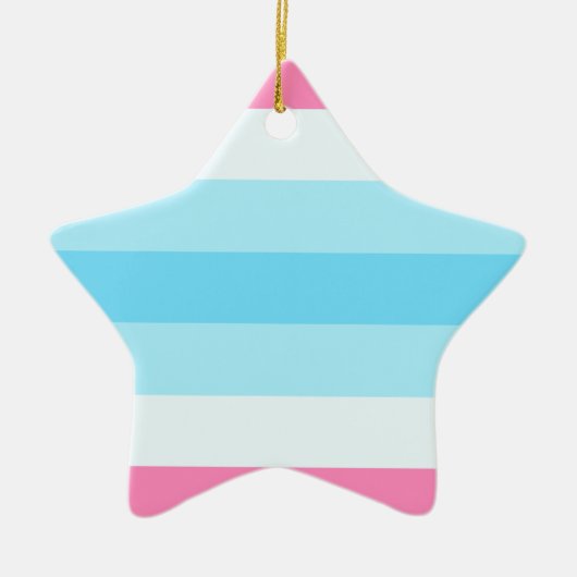 transmasculine vlag keramisch ornament (Voorkant)
