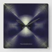 TRANSMISSIE 1b Vierkante Klok (Voorkant)