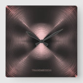 TRANSMISSIE 1c Vierkante Klok (Voorkant)