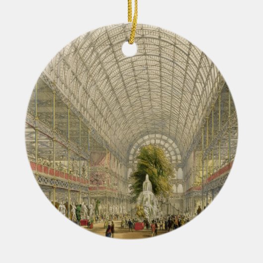 Transmissie van het Kristalpaleis, pub. op dag en  Keramisch Ornament (Voorkant)