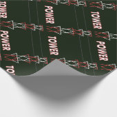 Transmissietoren en stroomlijnpatroon cadeaupapier (Hoek)