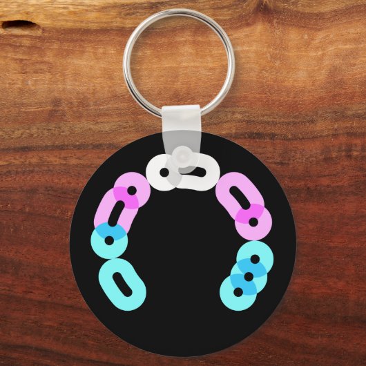 Transmorse Code Arc Sleutelhanger (Voorkant)