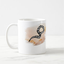 Transmuteer de Poison Timber Rattle Snake op Peach Koffiemok
