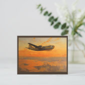 Transocean Airlines Briefkaart (Staand voorkant)