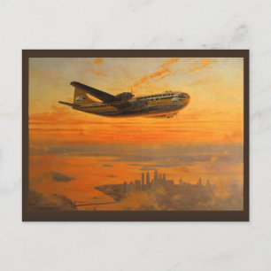 Transocean Airlines Briefkaart