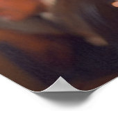 Transoman geniet van een drink met vrienden poster (Hoek)