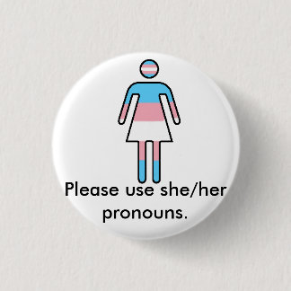 Transoman Pride/Pronoun Button