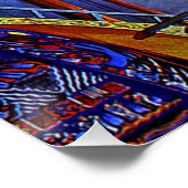 Transpacific Flight Travel Perfect Poster (Hoek)