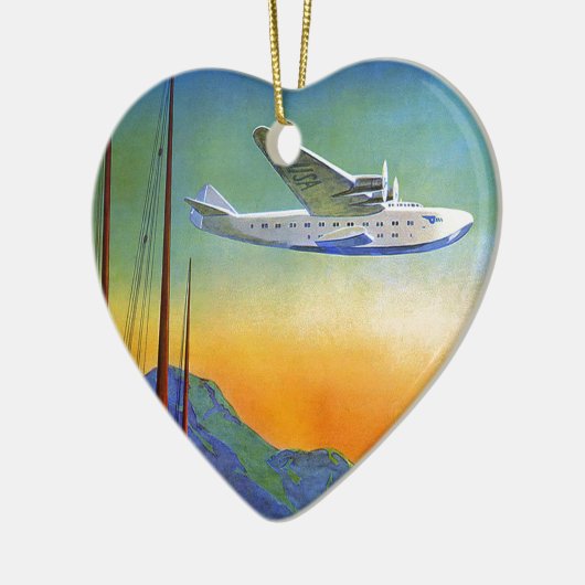 Transpacific Reizen Keramisch Ornament (Links)