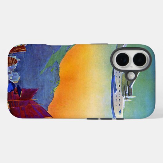 Transpacifisch reizen Case-Mate iPhone case (Achterkant (horizontaal))