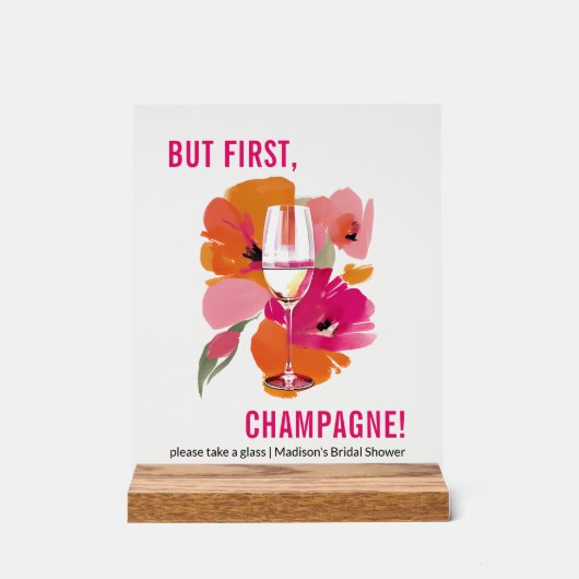  Transparant Acryl Bar Teken Acryl Bord (Voorkant)