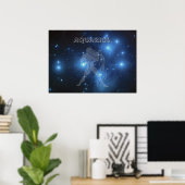Transparant Aquarius Poster (Thuiskantoor)