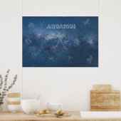 Transparant Aquarius Poster (Keuken)