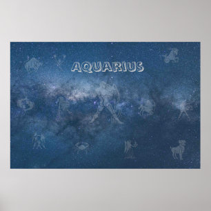 Transparant Aquarius Poster